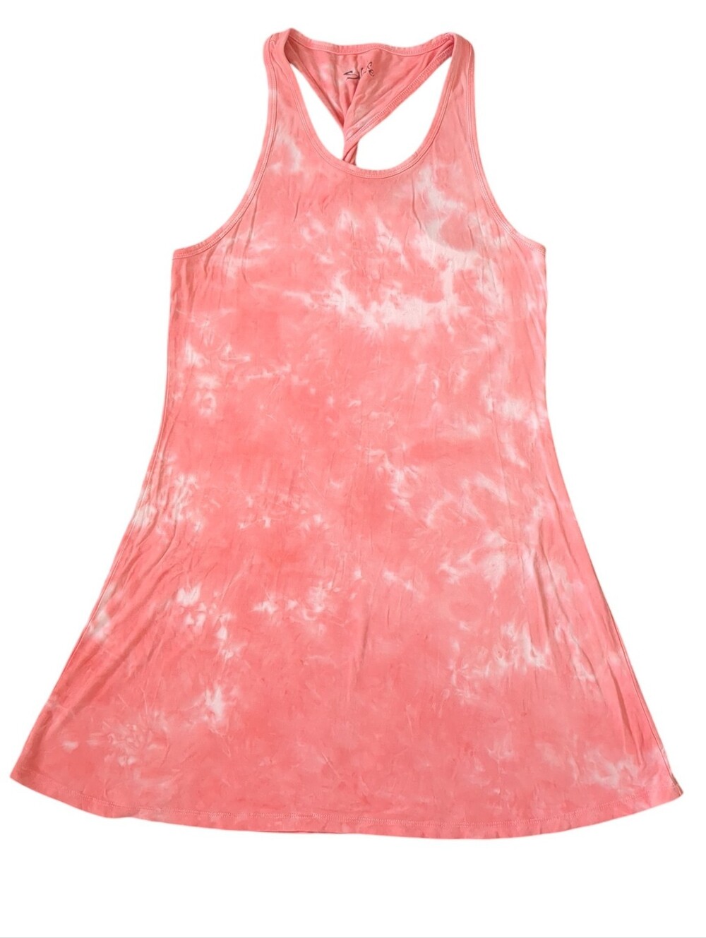 Salt Life Coral Tie Dye Twisted Racerback Coverup (Size M)